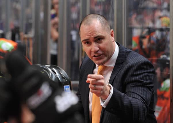 FOCUS: Sheffield Steelers' head coach Gerad Adams. Picture: Dean Woolley.