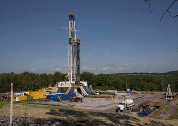 Fracking rigs like this one are a common site in America