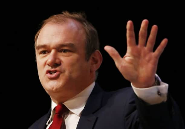 Energy and Climate Change Secretary Ed Davey