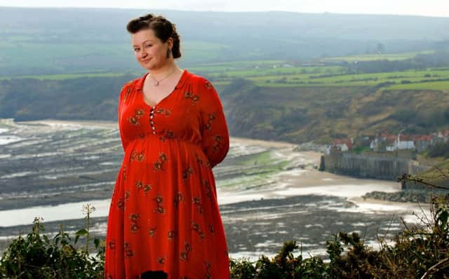 Folk musician Eliza Carthy in Robin Hood's Bay, North Yorkshire. Picture:  Tony Bartholomew