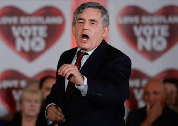 Former Prime Minister Gordon Brown