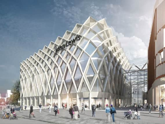 Artist's impression of John Lewis in Leeds