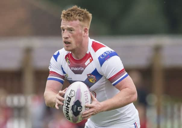 Wakefield Trinity Wildcats' Chris Riley.