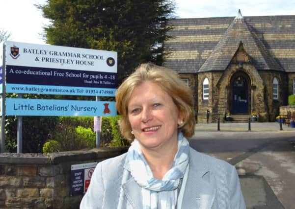 Batley Grammar School Headteacher Brigid Tullie.