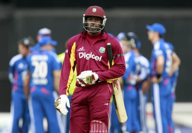 West Indies' Chris Gayle.