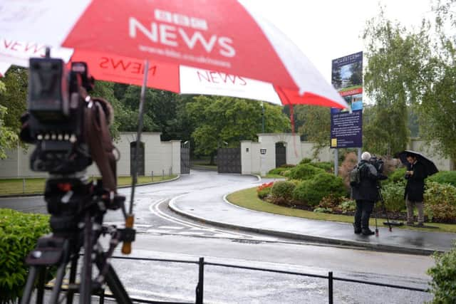 South Yorkshire Police searched the property of Sir Cliff Richard at the Charters Estate in Sunningdale, Berkshire