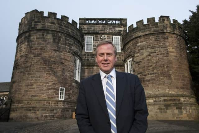 Skipton Building Society chief executive David Cutter at Skipton Castle