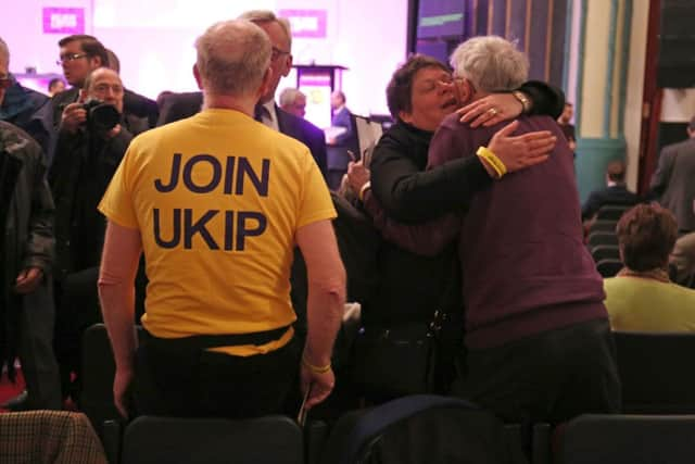 Delegates await the start of the Ukip Spring Conference