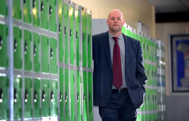 Former head teacher 
Jonny Mitchell at Thornhill Community Academy, Thornhill, Dewsbury.