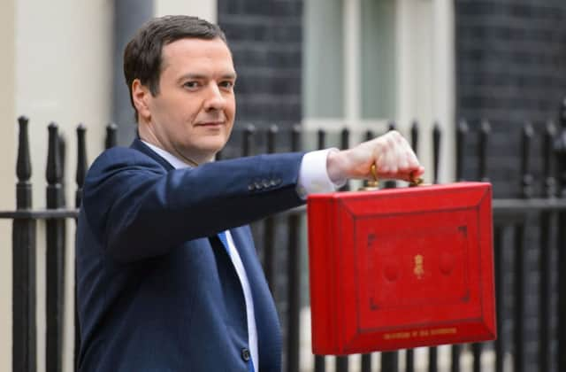 George Osborne outside 11 Downing Street