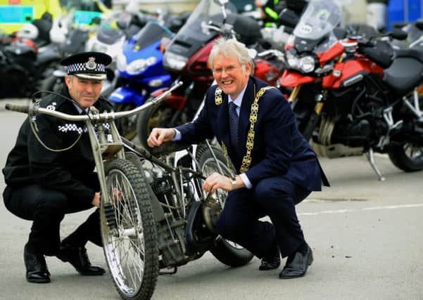 Deputy Chief Constable of North Yorkshire Police Tim Madgwick (left)  and Cllr Tim Swales