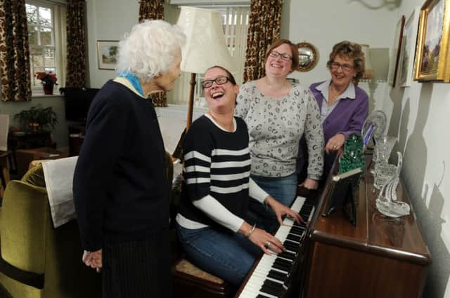 Ladies from the Appleton le Moors branch of the Womens Institute, which is celebrating its centenary this year.  Pictured are Heather Fox, Julie Gainford, Carolyn Frank and Christine Field. 
Picture: Bruce Rollinson