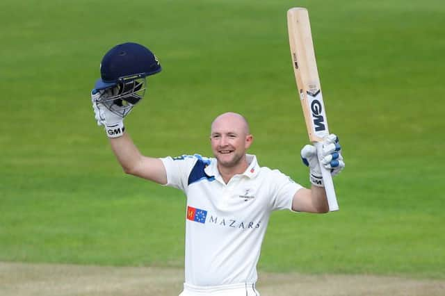 Adam Lyth scored a century for Yorkshire against MCC.