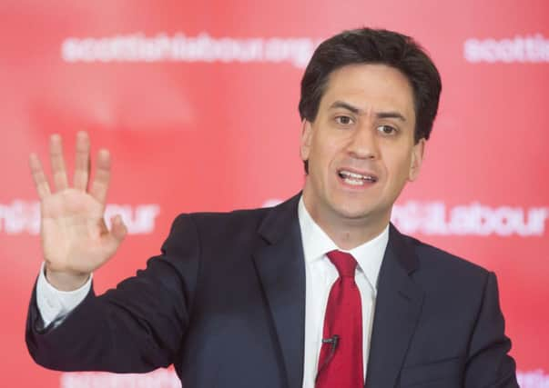 Labour leader Ed Miliband