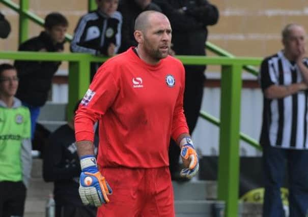 FC Halifax Town goalkeeper Matt Glennon.