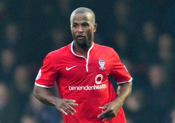 Stephane Zubar equalised for York City (Picture: Tony Johnson).