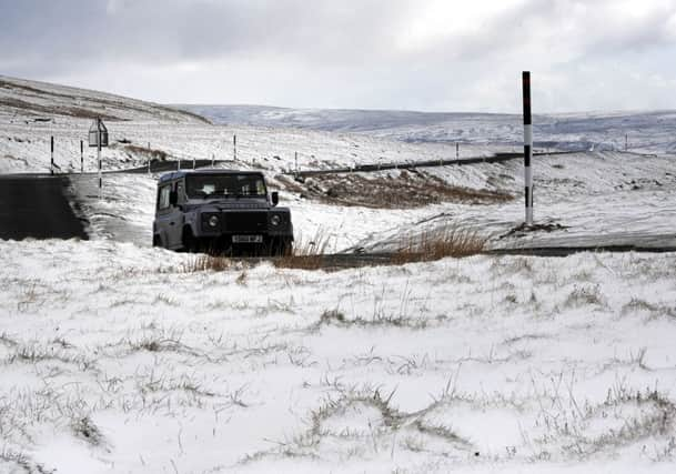 Snow has fallen across Wensleydale and other parts of Yorkshire