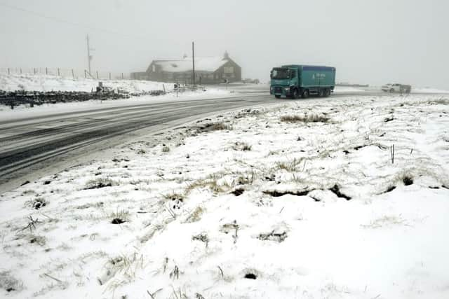 Snow has fallen across Wensleydale and other parts of Yorkshire