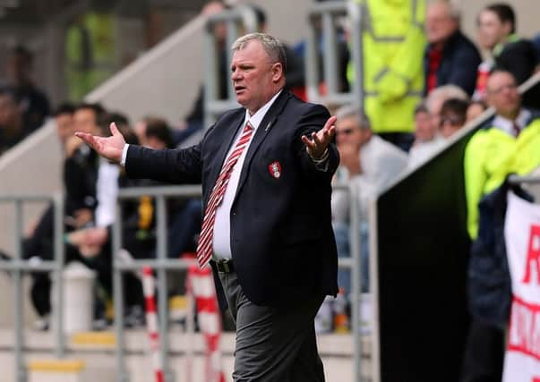 Rotherham United manager Steve Evans.