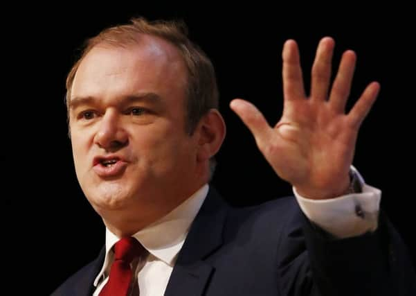 Former Energy Secretary Ed Davey