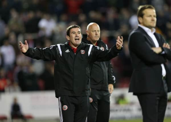 Blades boss Nigel Clough.