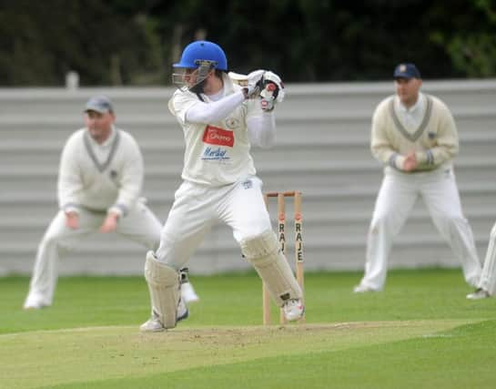 HITTING OUT: Mirfield's Yasir Ali