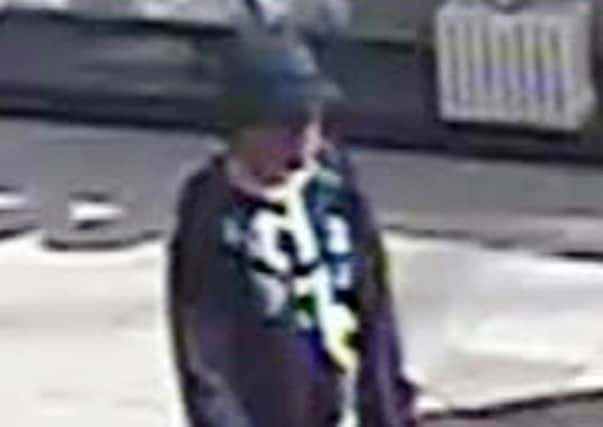 A CCTV image of the suspect