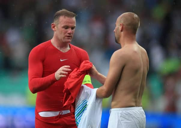 England's Wayne Rooney.