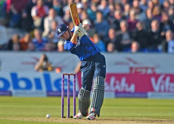 England's Jonny Bairstow driving the team to victory