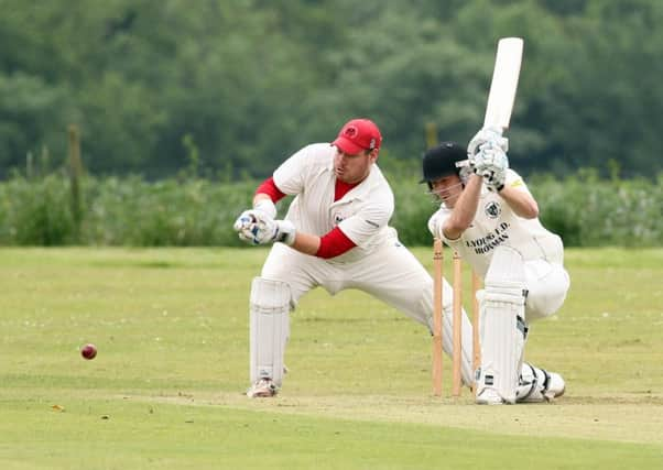 Hooton Pagnell v South Kirkby. South Kirkby's Braydon Clark.