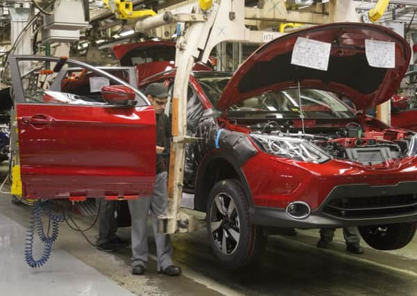 Nissan's Sunderland production line.