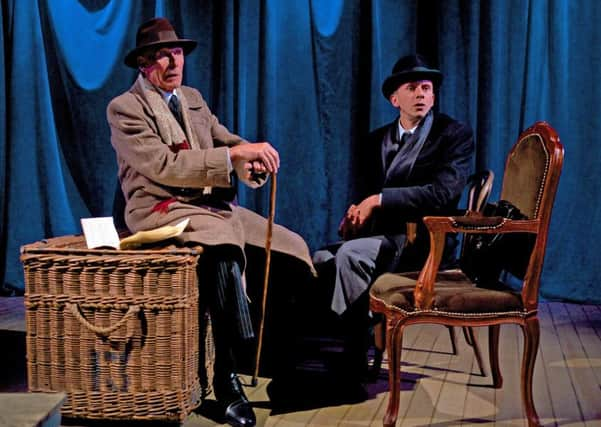 Father and son team Christopoher and Tom Godwin in The Woman in Black. Picture: Tony Bartholomew