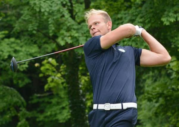 Yorkshire's Jonathan Thomson was six under par through 10 holes on his way to a thumping singles win at Ilkley (Pictures: Chris Stratford).