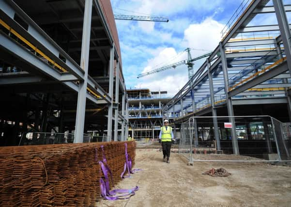 Peter Gallagher, civil engineer at Robert McAlpine, at the North Arcade. Picture: Jonathan Gawthorpe.