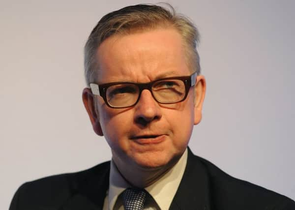 Justice Secretary Michael Gove