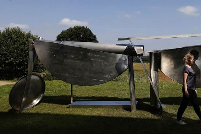 Anthony Caro's Double Tent at the Yorkshire Sculpture Park