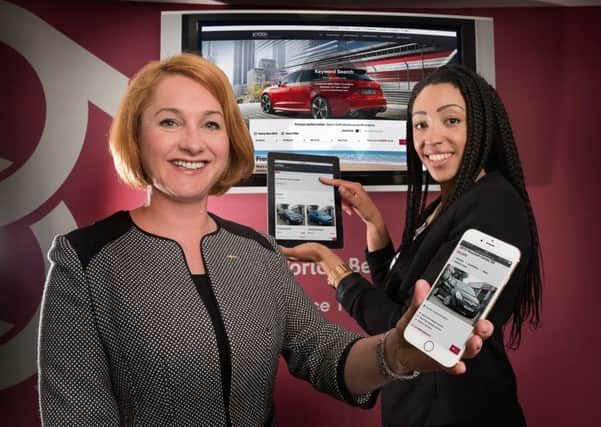 Charlotte Murray (left), head of digital for JCT600, and Sarah Royal, JCT600s website administrator