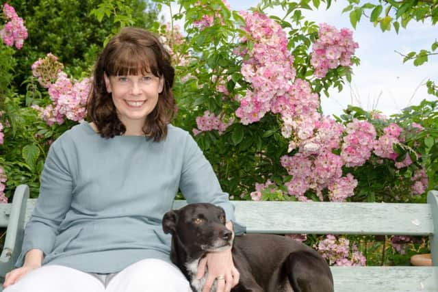 Von Allen with her dog Barney