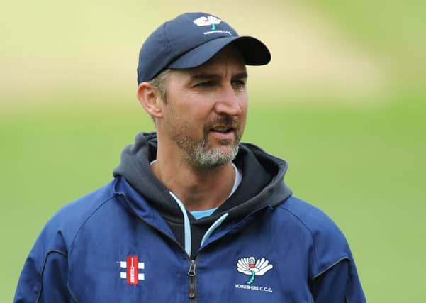 Yorkshire head coach Jason Gillespie