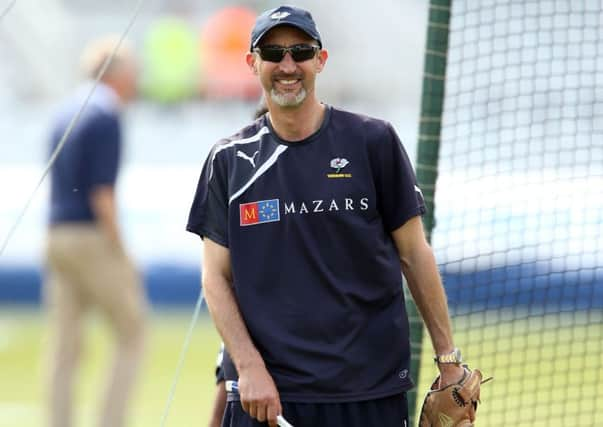 Yorkshire head coach Jason Gillespie.