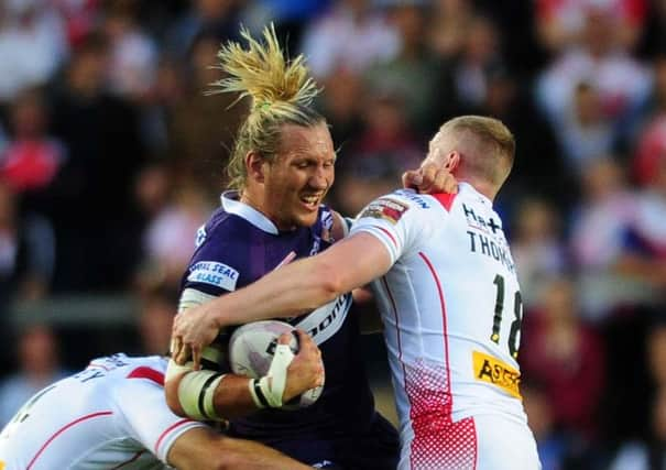 Huddersfield's Eorl Crabtree. 
Picture: Jonathan Gawthorpe.