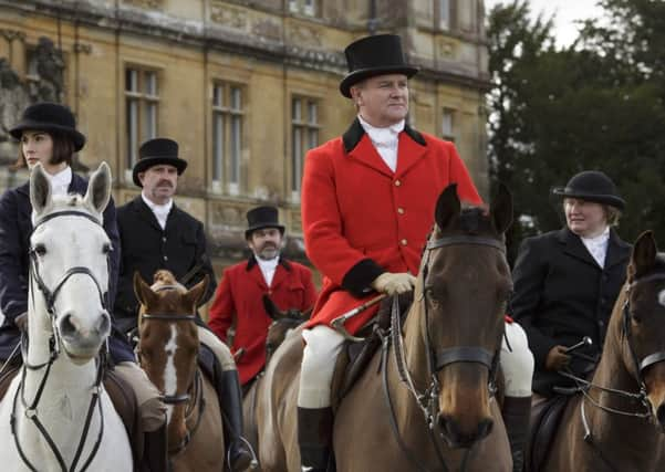 Lady Mary Crawley (Michelle Dockery) with Robert, Earl of Grantham (Hugh Bonneville)