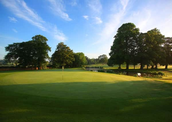 View of the third hole at Mottram Hall.