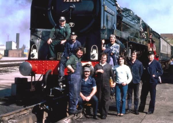 1978: Carlisle Upperby Depot with Evening Star.