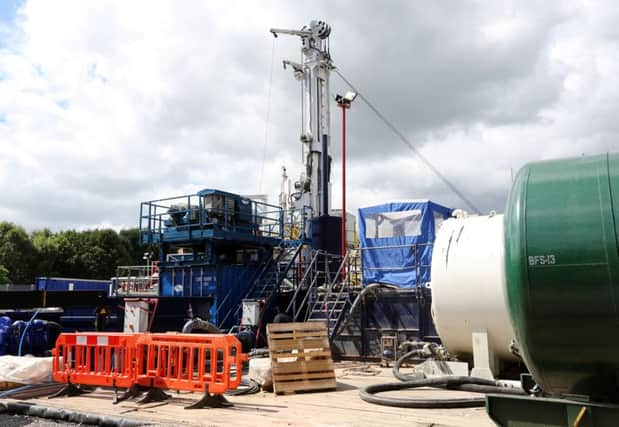 The Cuadrilla exploration drilling site in Balcombe, West Sussex