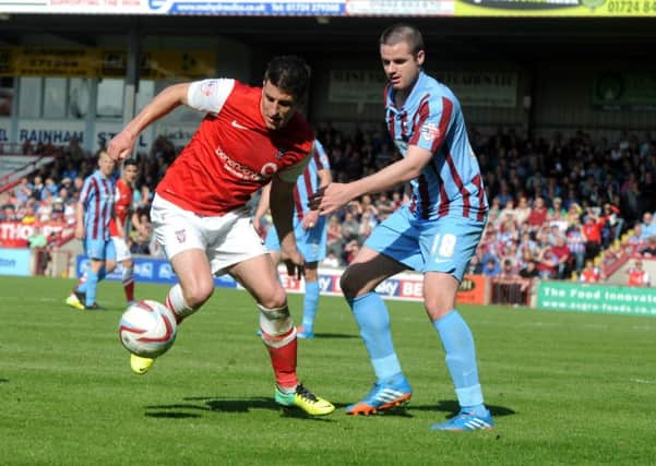 Forward Michael Coulson could return to action today for York City. Picture: Tony Johnson.