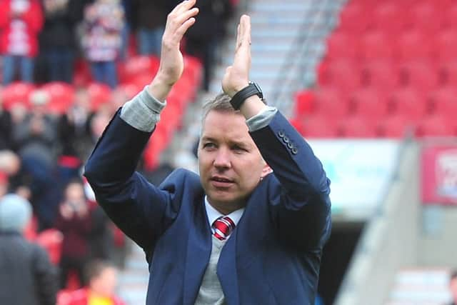 Darren Ferguson's Doncaster are at Shrewsbury.