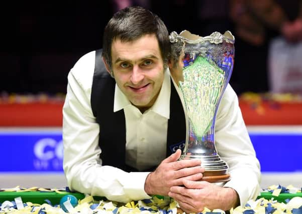 UK champion Ronnie O'Sullivan.