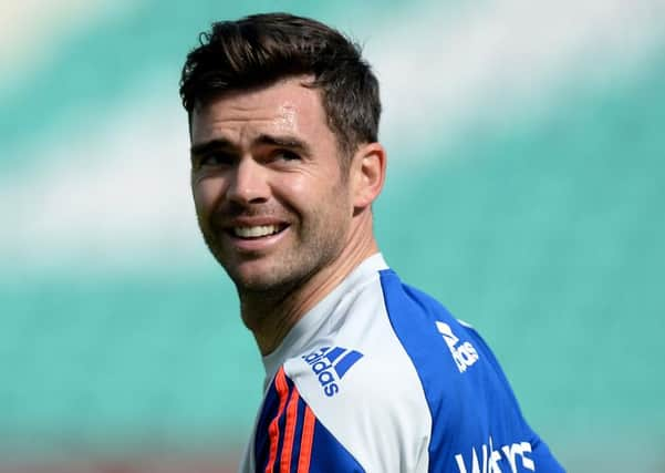 England's James Anderson