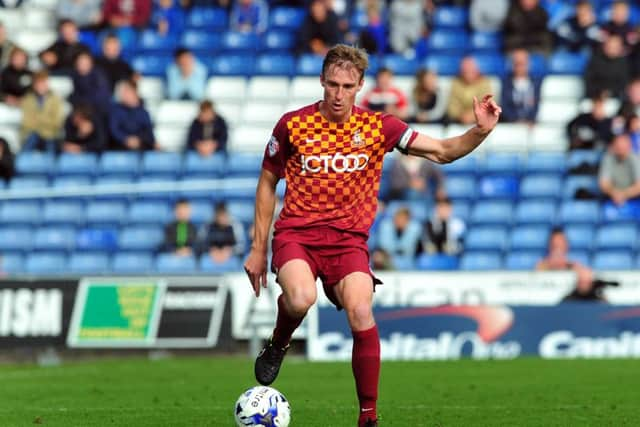 Bradford City's Stephen Darby. Picture: Tony Johnson